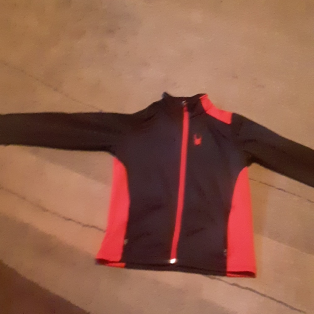 Red and black spider jaket
